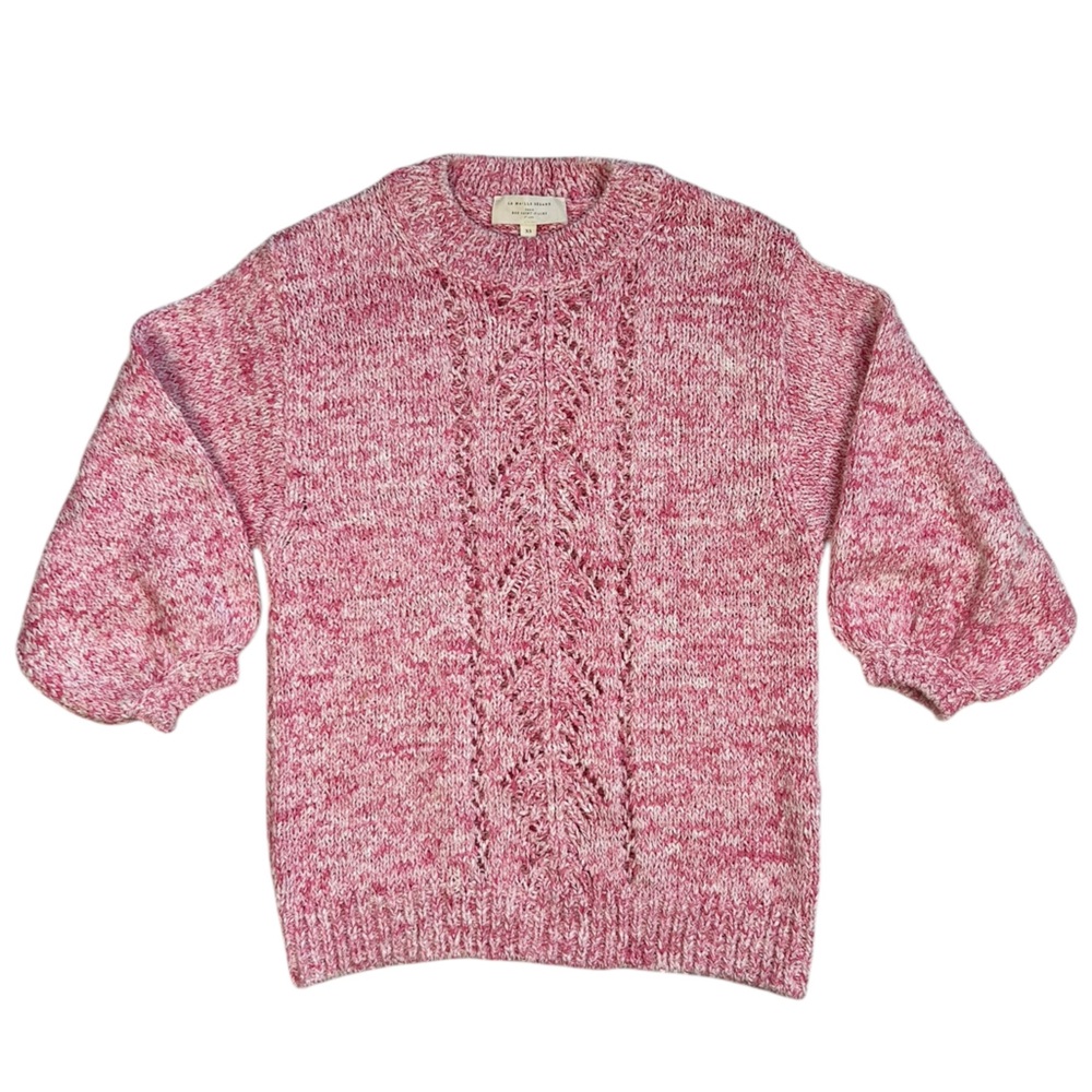 Sezane Rosita Pink Sweater